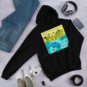 Robo Frog/Digital Fish Hoodie1